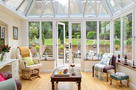 uPVC Edwardian conservatory finished in White