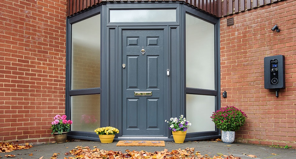 Black Windows and Door in triple configuration