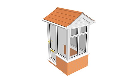 Porch Roof - Gable End Roof