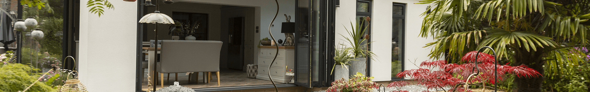 Living spaces banner for accordian