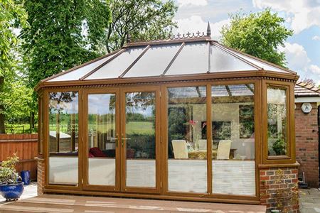 Golden Oak conservatory
