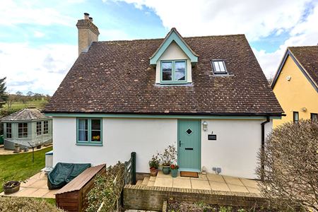 Sage green uPVC Bargeboard windows and front door whole house