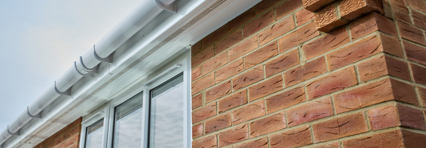 White uPVC soffits and fascias banner