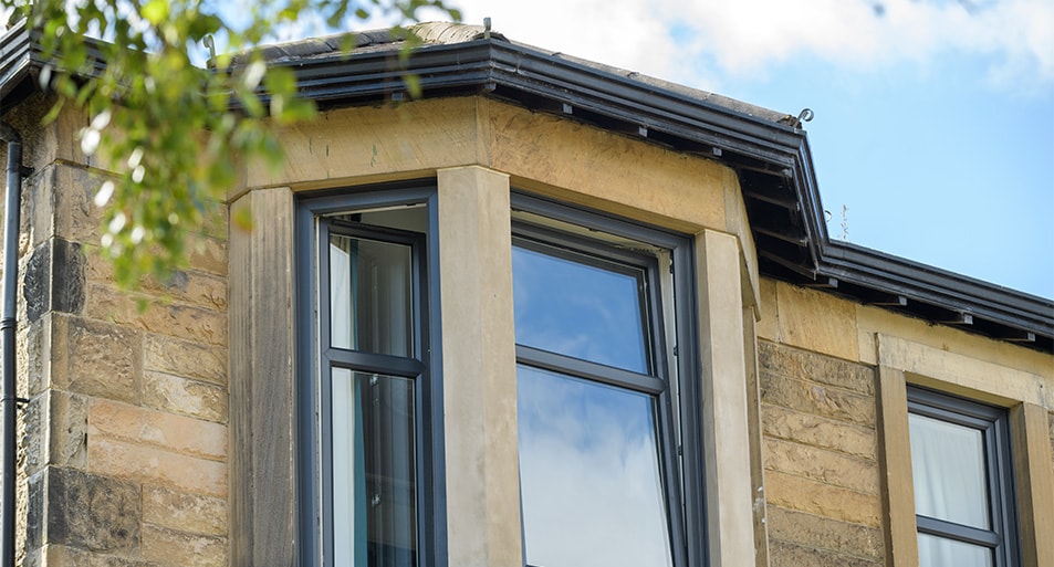 Anthracite grey tilt and turn windows banner