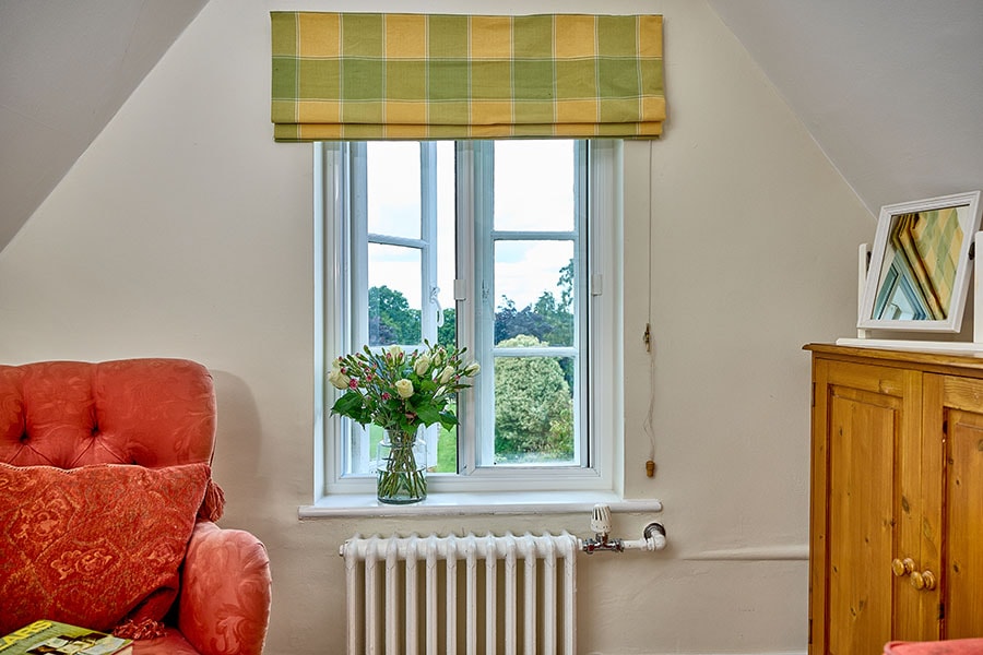 Secondary glazed horizontal sliding unit in open position